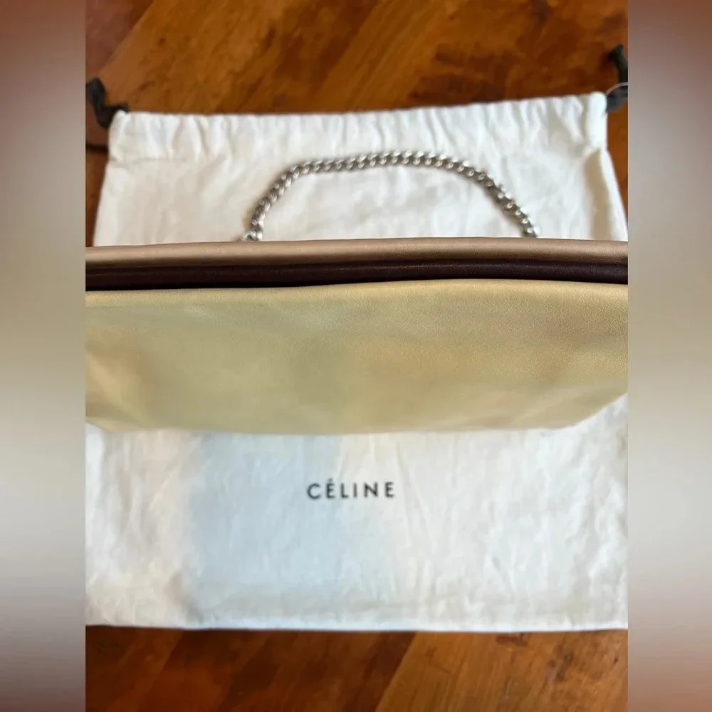 Céline Clutch Trio Handbag Multicolor Lambskin
